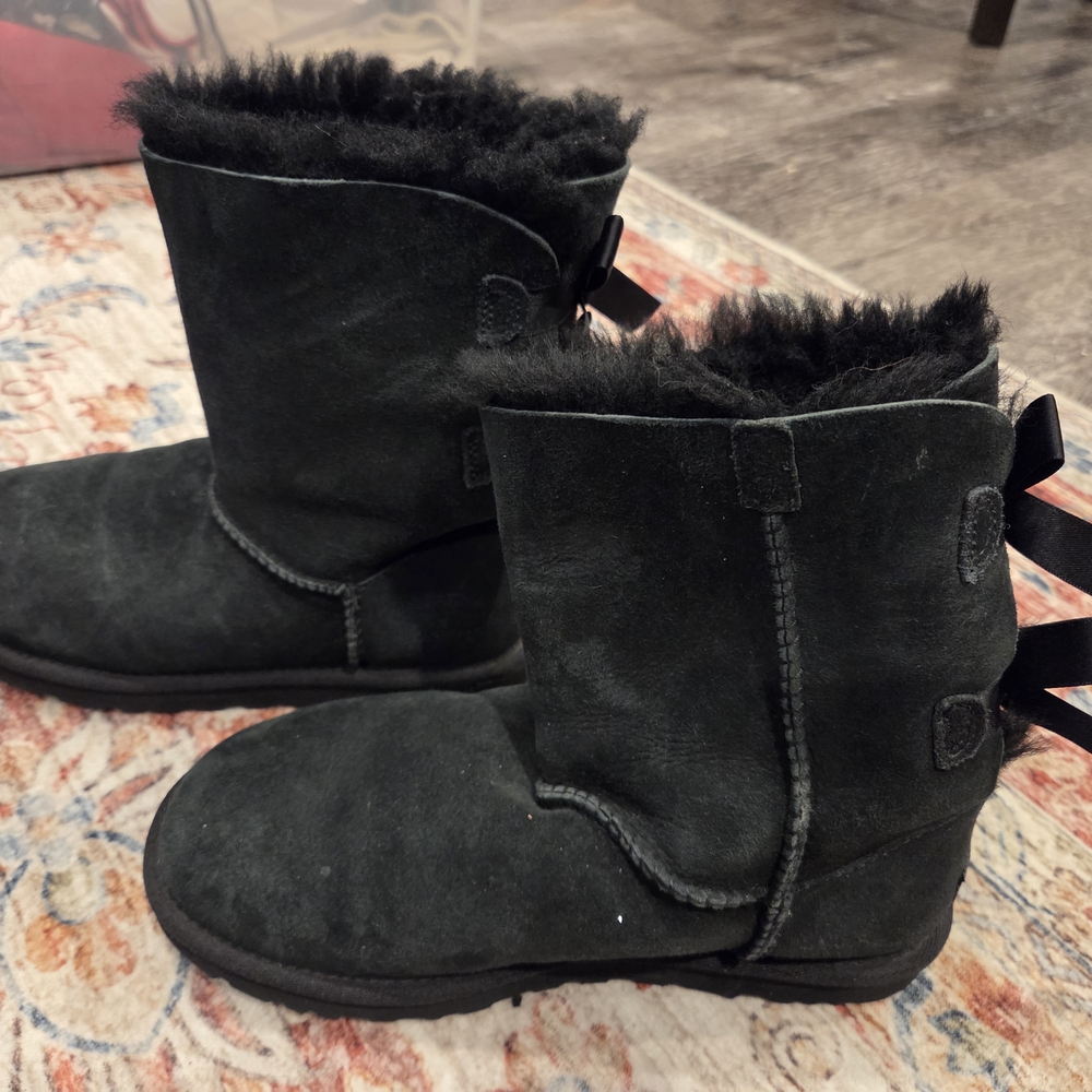UGG Black Suede Boots